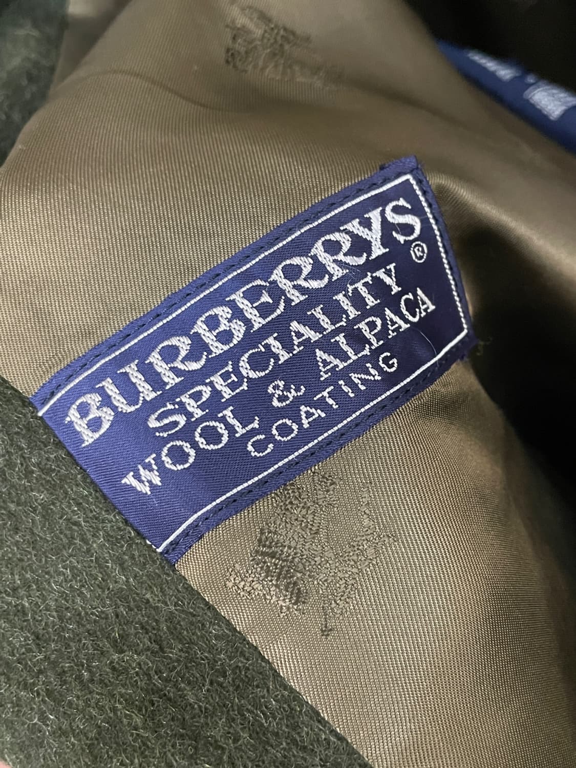 버버리 울 알파카 코트  상품이미지7