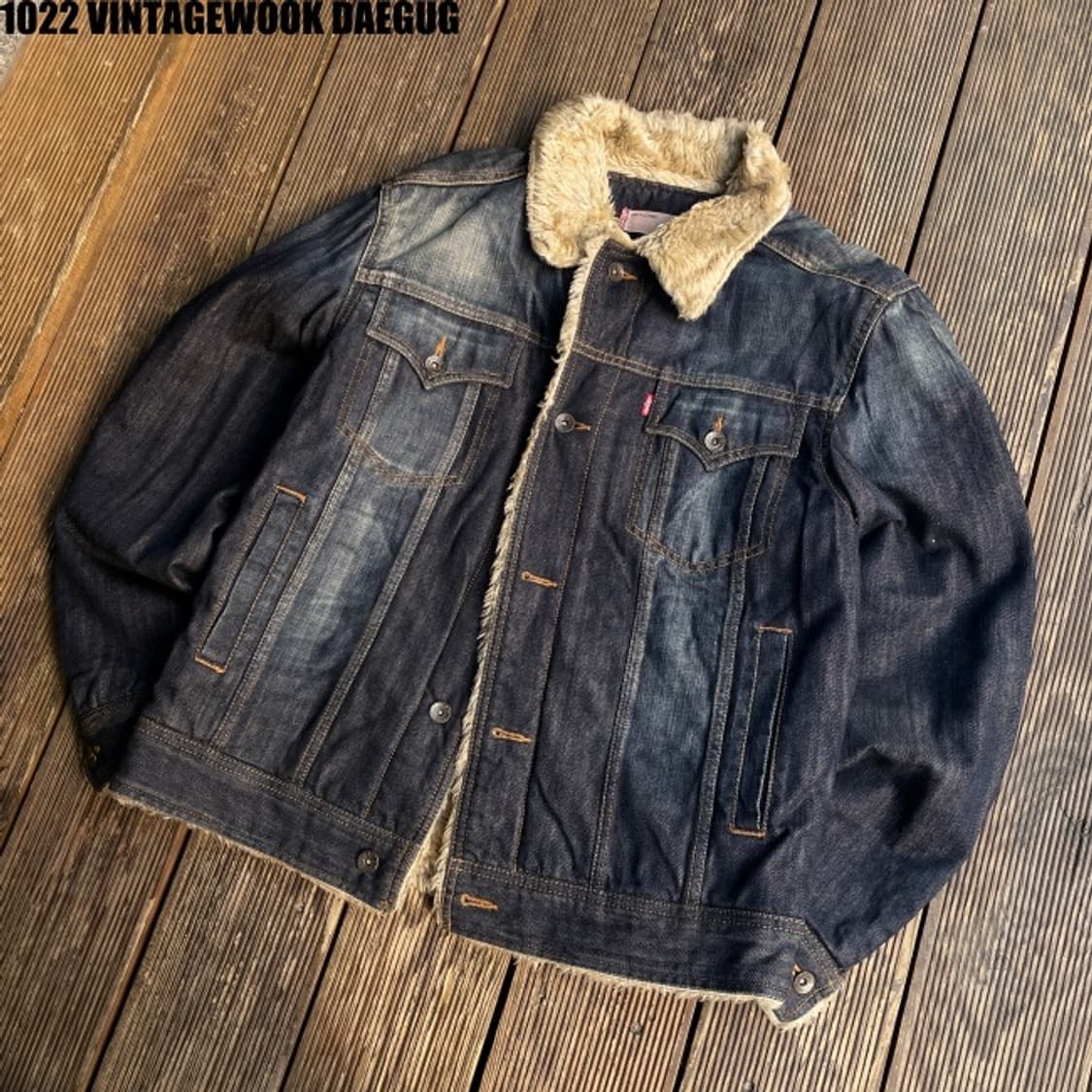 리바이스 흑청자켓 100 상품이미지2