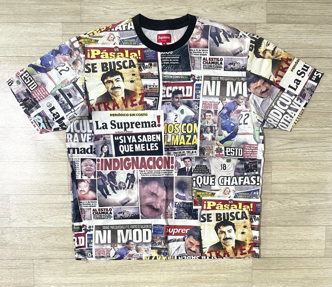 supreme head line  t-shirt 상품이미지2