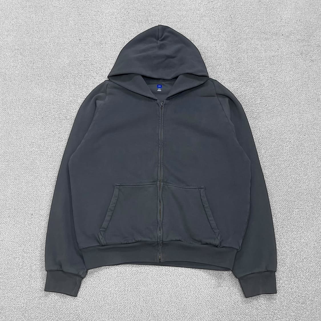 이지 갭 Yeezy gap 후드집업 다크 그레이 상품이미지1