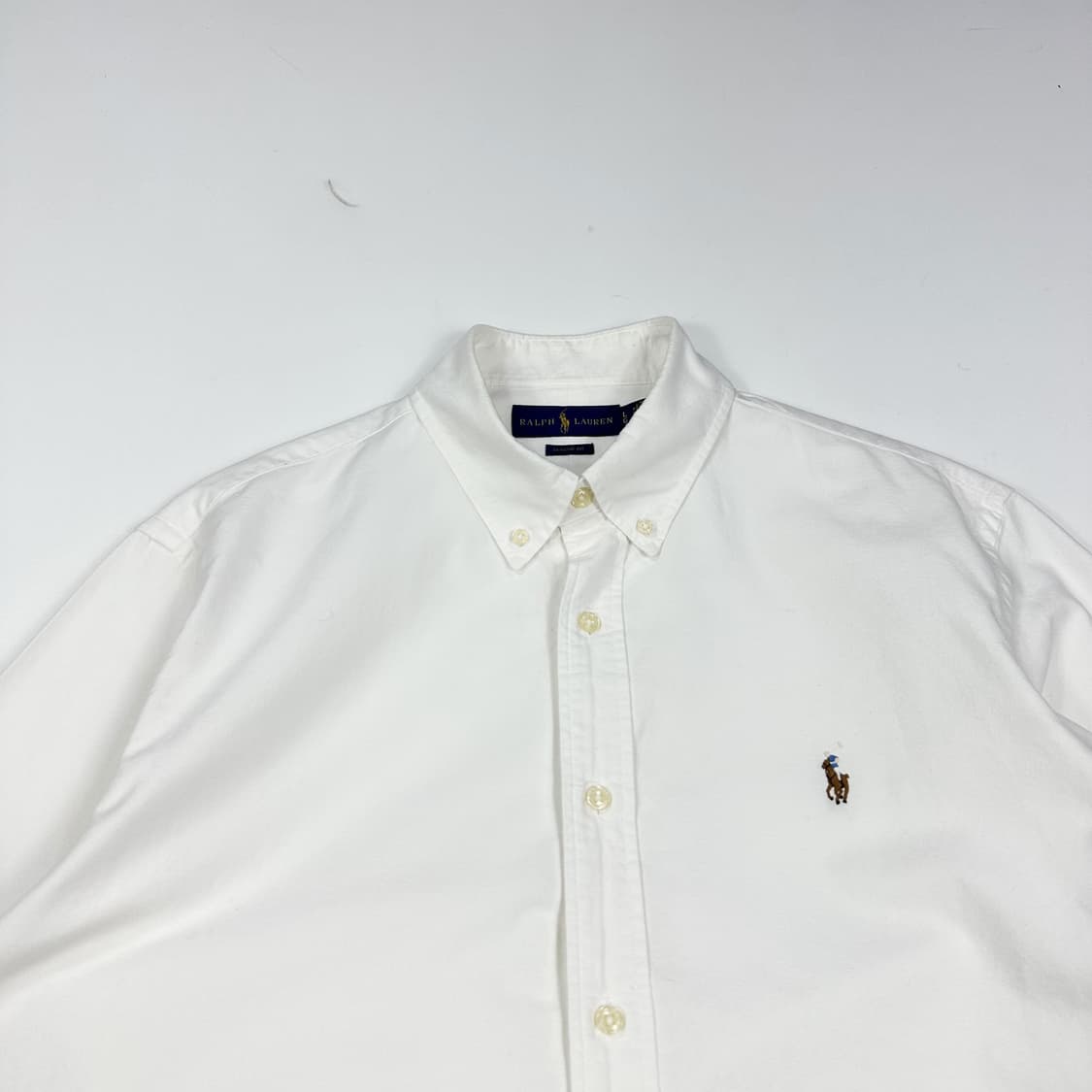 폴로 랄프로렌 포니 클래식 화이트 셔츠 (L) 상품이미지1