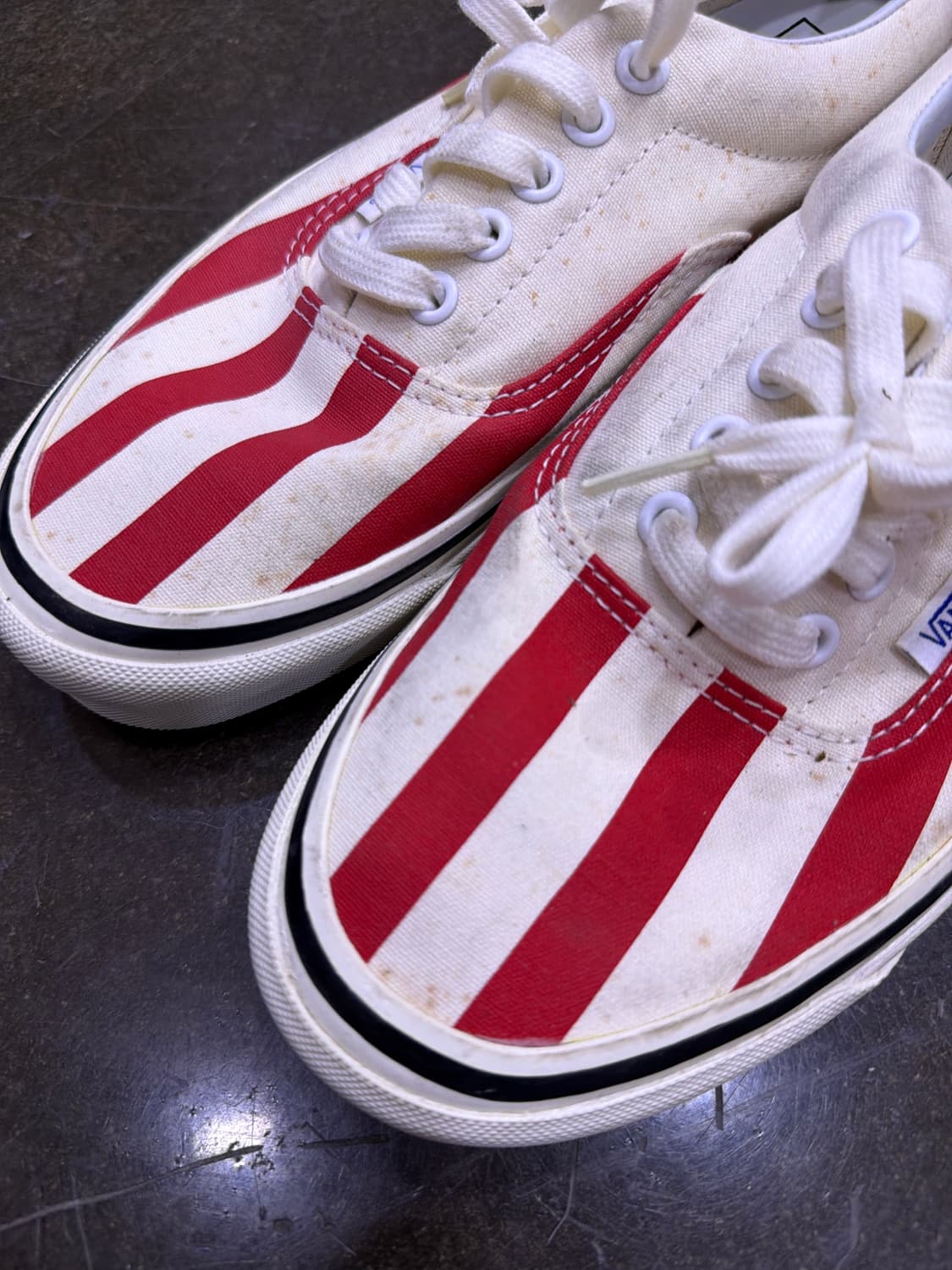 반스 레드 스트라이프 에라 애너하임 스니커즈 슈즈 270 상품이미지6