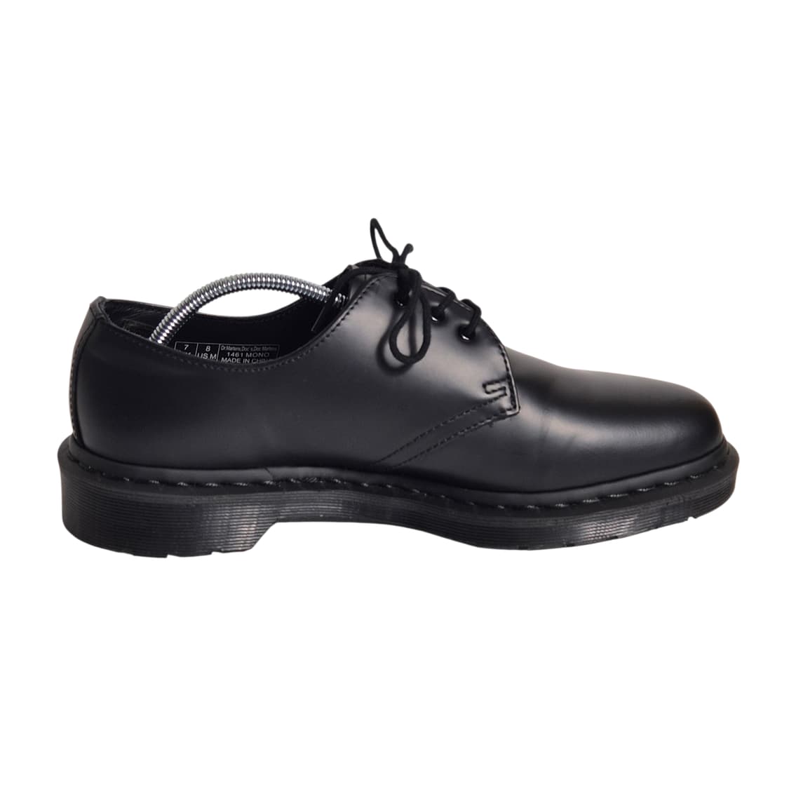 260-265) 닥터마틴 1461 3홀 모노 스무스 무광 블랙 상품이미지4