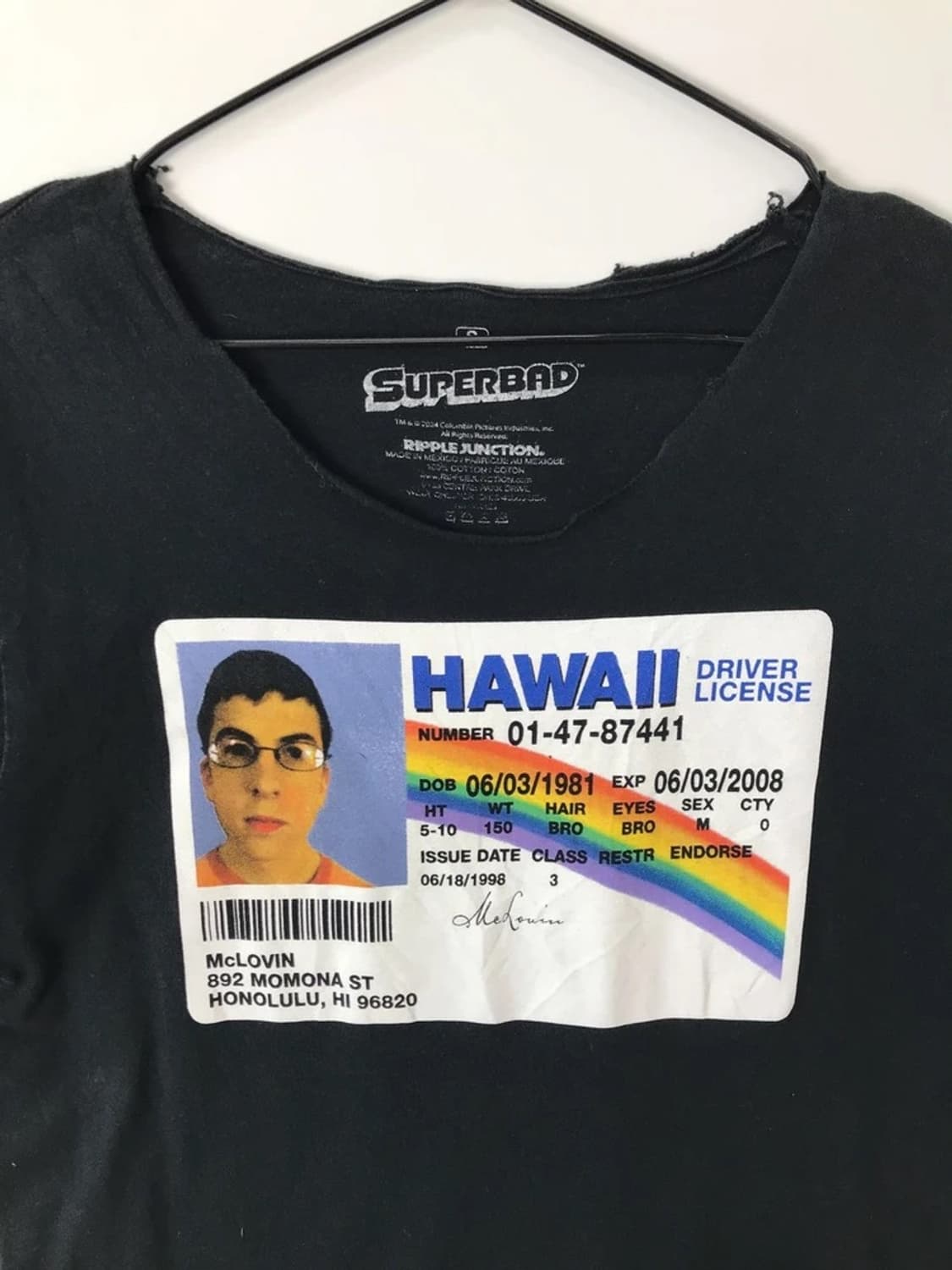 Superbad McLovin License Tee 상품이미지6