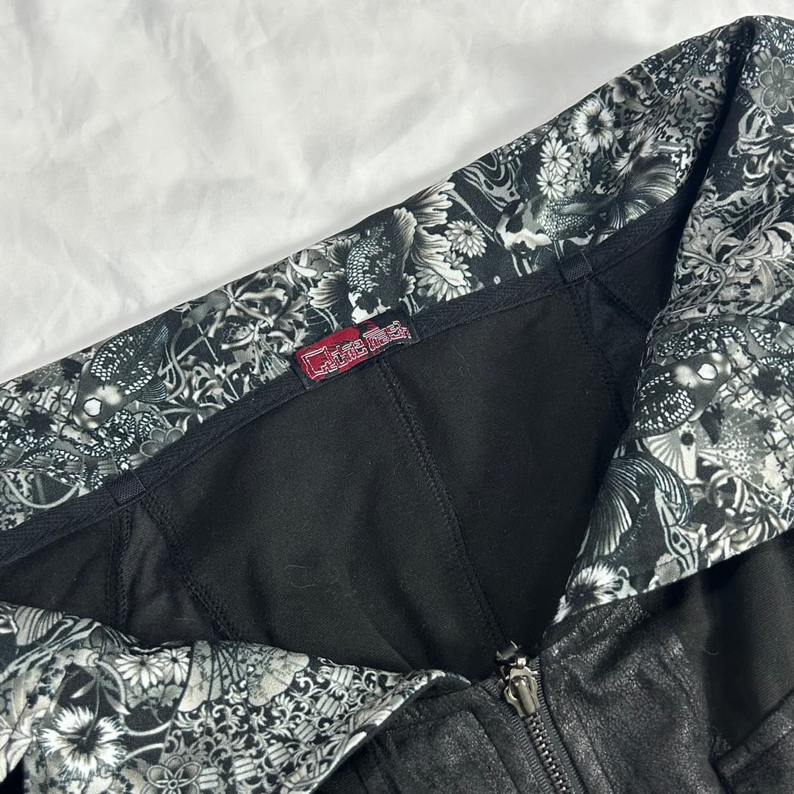 [qutie frash] 오리엔탈 고딕펑크 레이스업 집업 드레스 상품이미지5