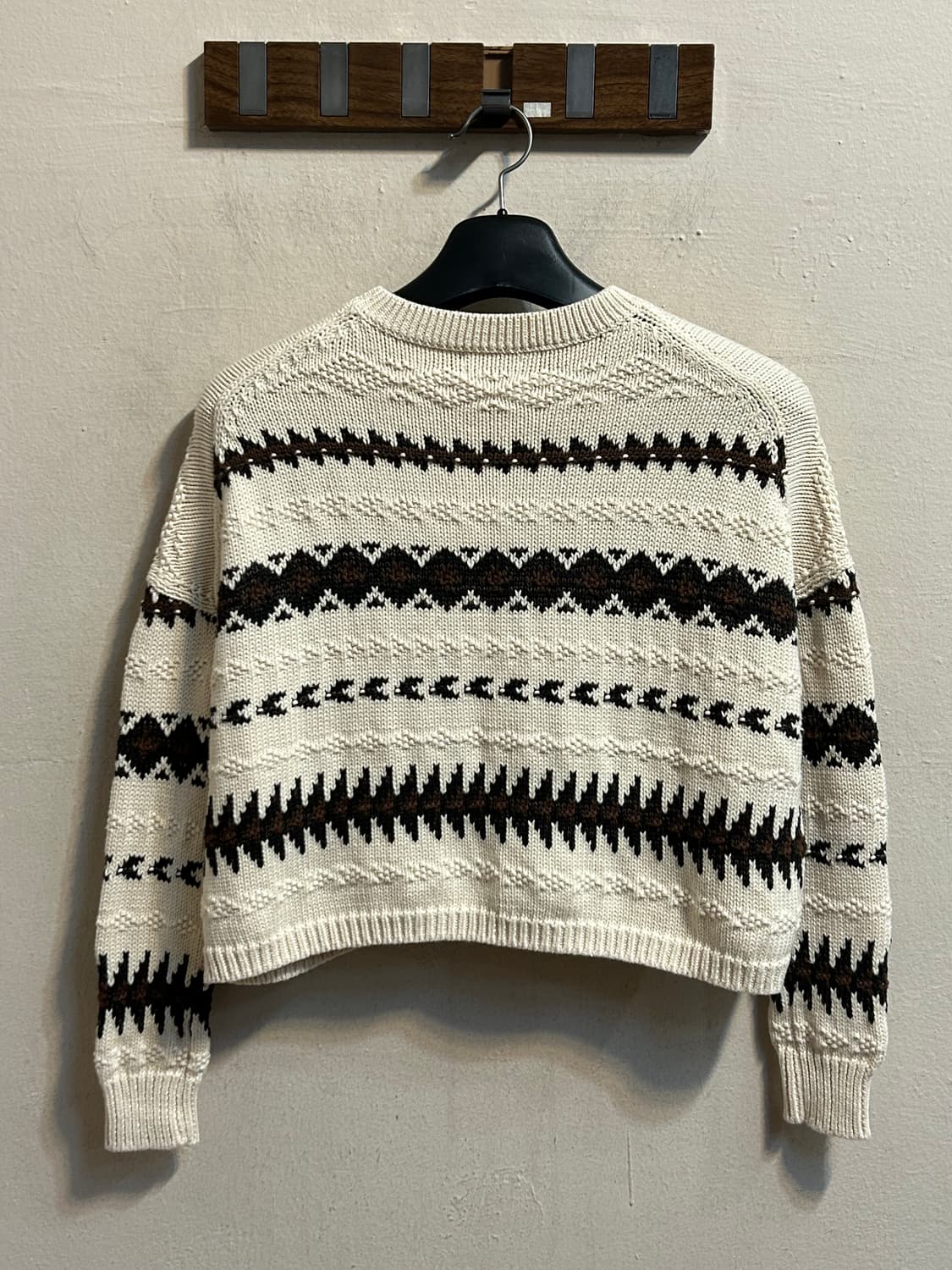 폴로 랄프로렌 패턴 크롭 니트 스웨터 상품이미지5