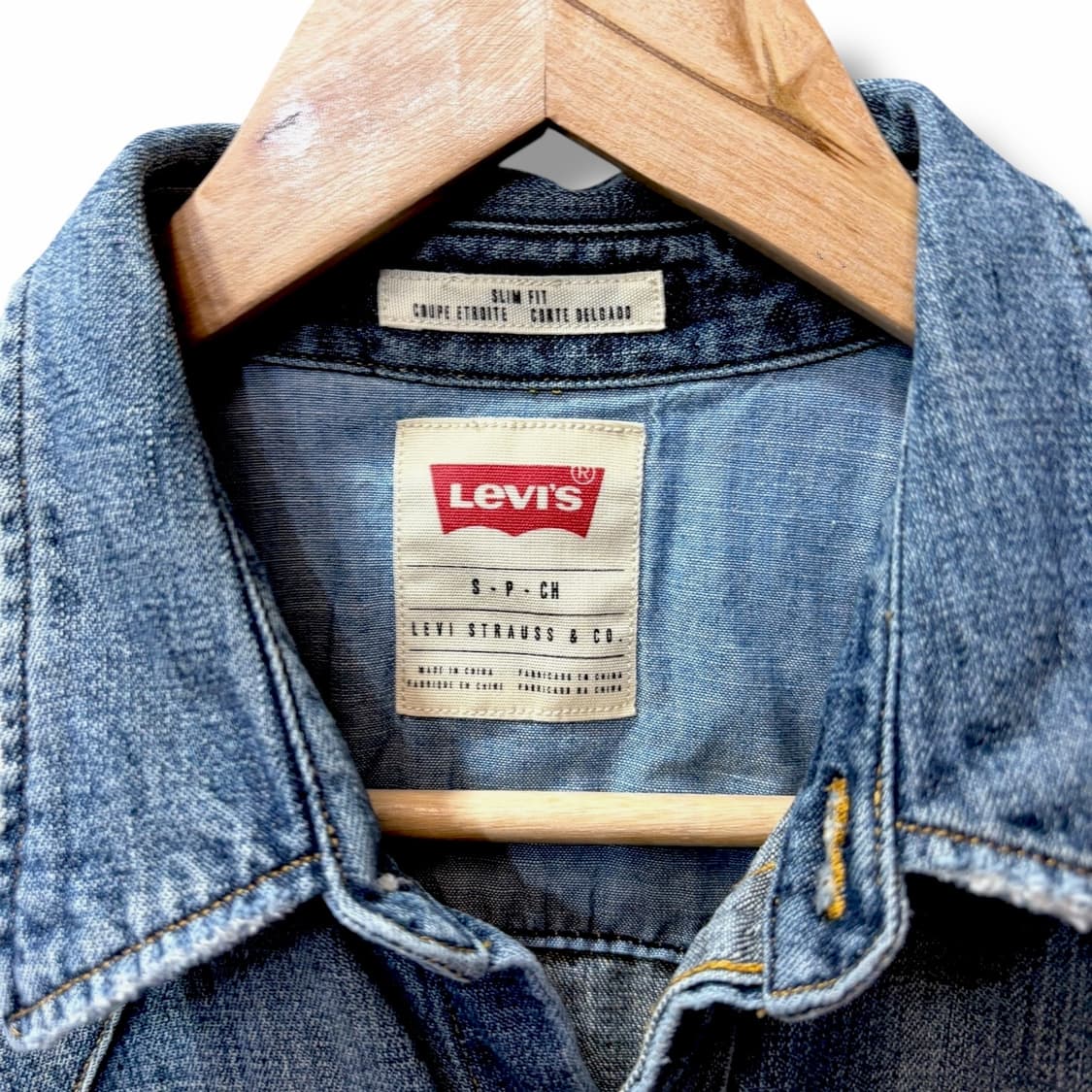 리바이스 빈티지 웨스턴 데님 셔츠 (L) 상품이미지2