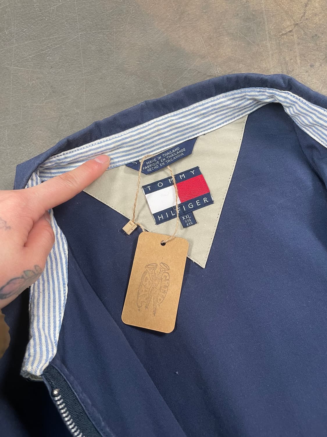 타미힐피거 블루종 자켓 상품이미지4