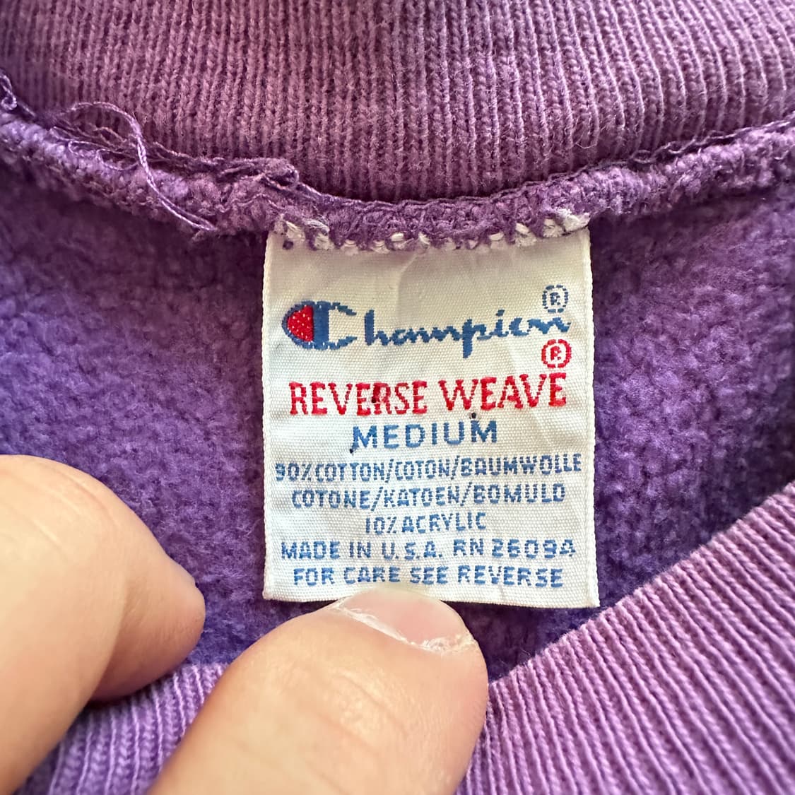 90s 챔피온 리버스위브 맨투맨 MADE IN USA 상품이미지5