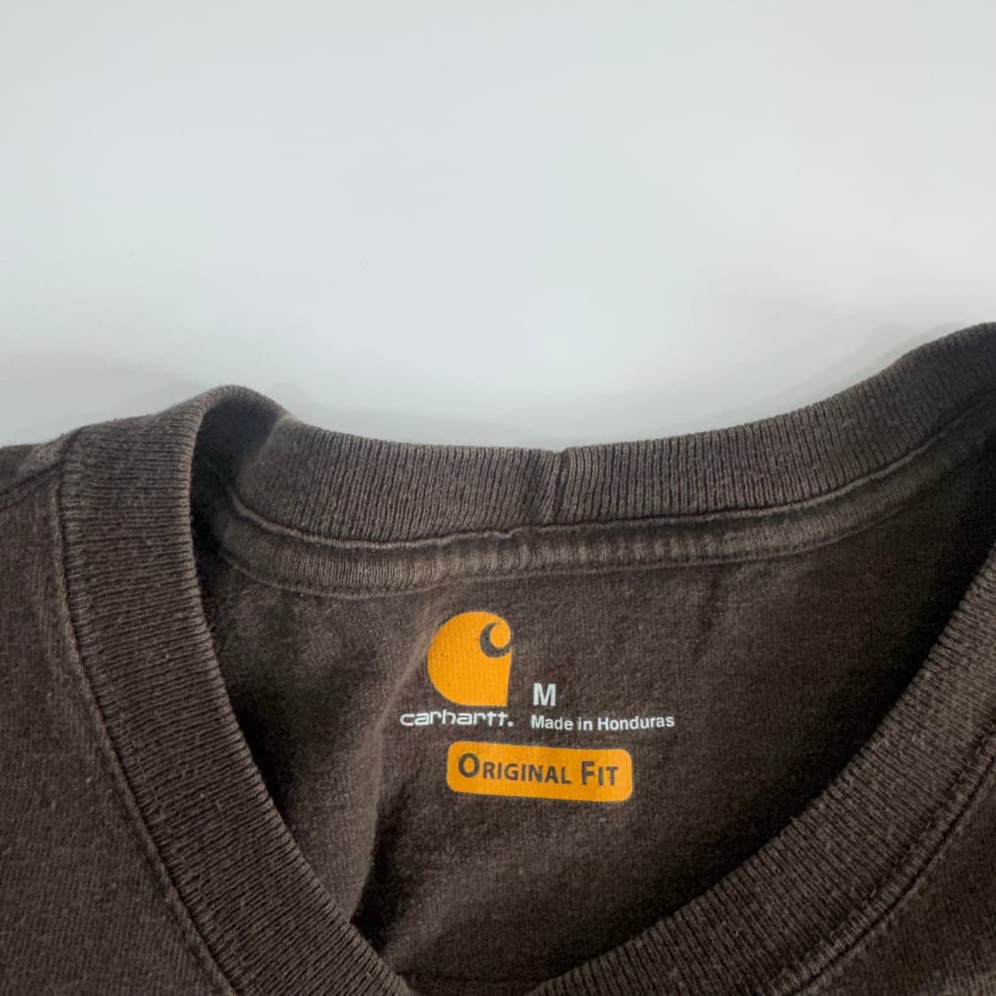 Carhartt 칼하트 원포켓 브라운 반팔 상품이미지5