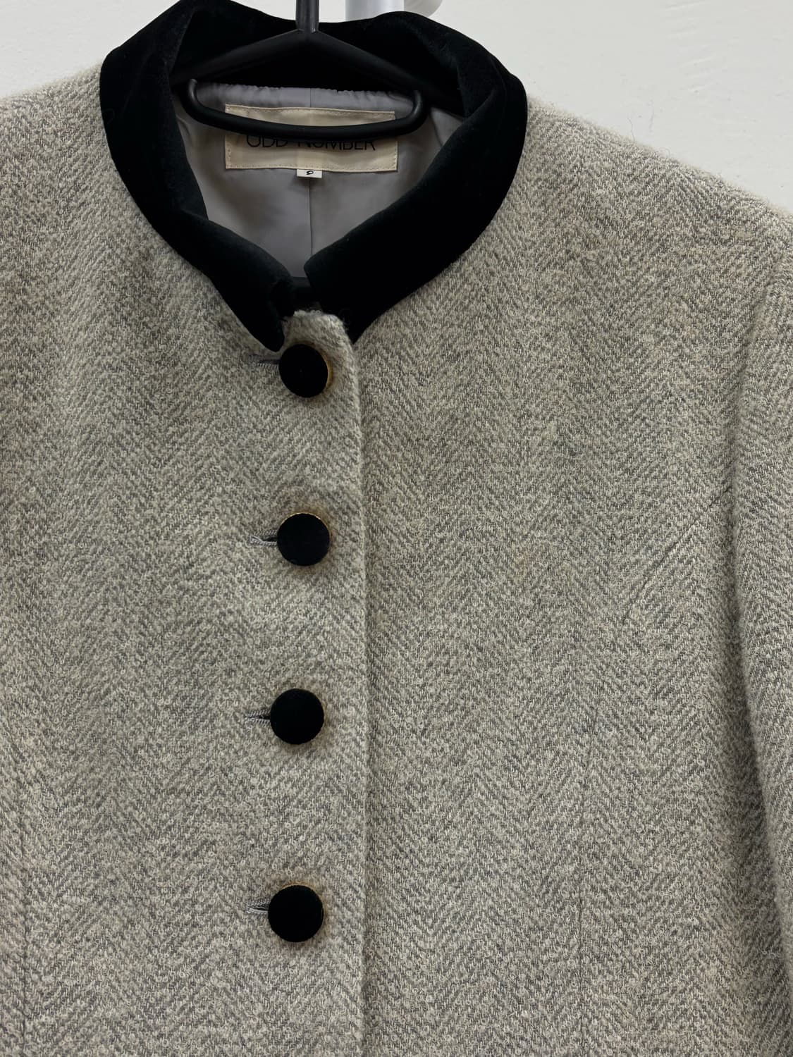 빈티지 울79% 그레이 자켓 상품이미지8