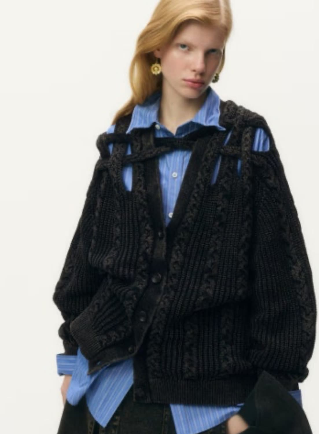 글랜마틴스xh&m 콜라보 니트 가디건 상품이미지1