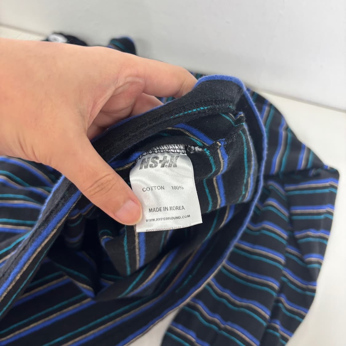 M 네스티킥 단가라 기본로고 슬리브긴팔 상품이미지6
