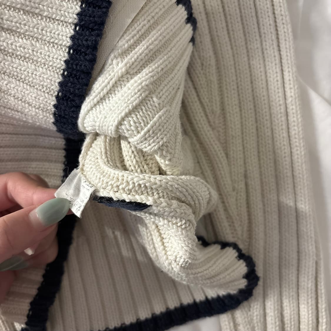 폴로 진스 니트집업 상품이미지5