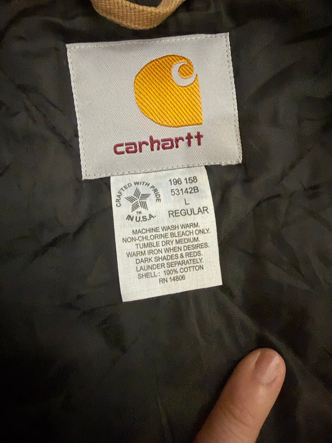 [칼하트] 90s 오리지널 디트로이트 자켓 L (Made in USA) 상품이미지3