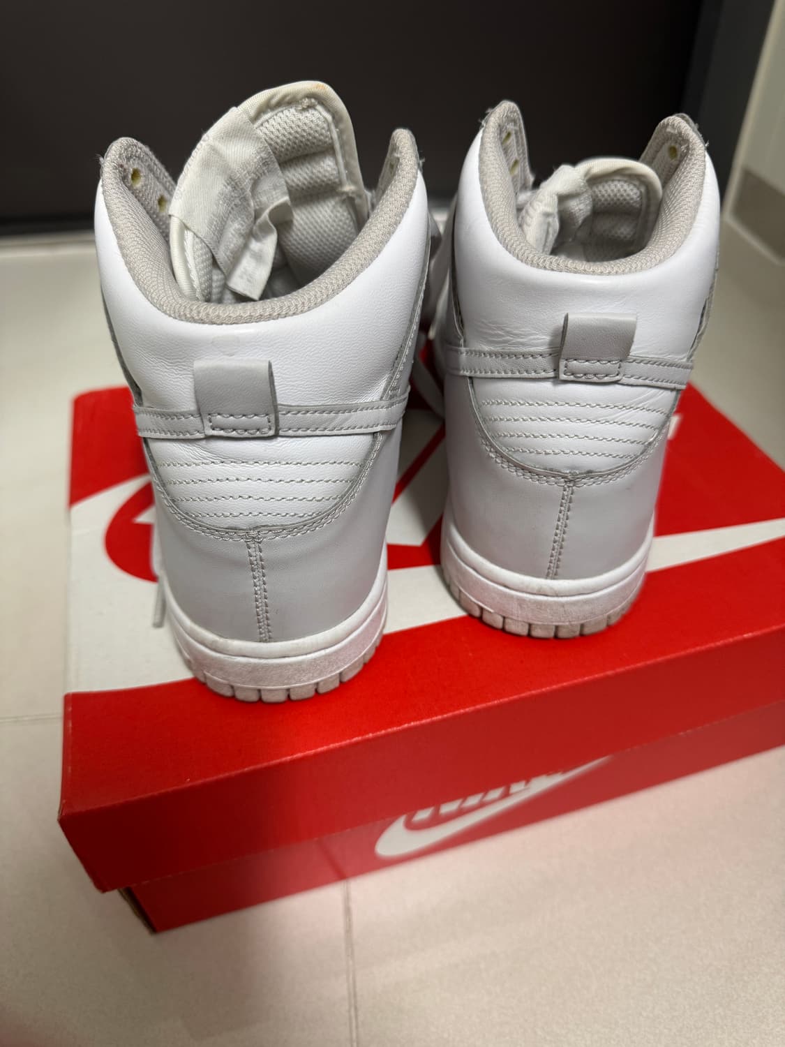 나이키 덩크 하이 바스트 그레이 225 상품이미지4