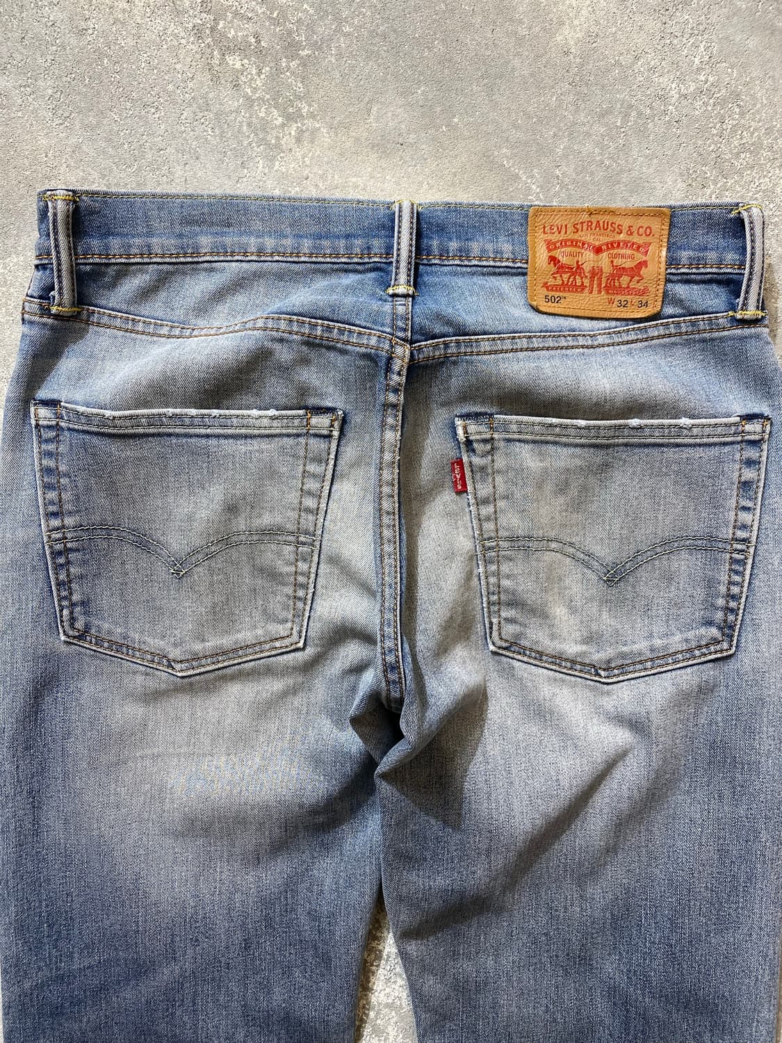 [32] Levi's 502 리바이스 레귤러핏 디스트레스드 데님팬츠 상품이미지7