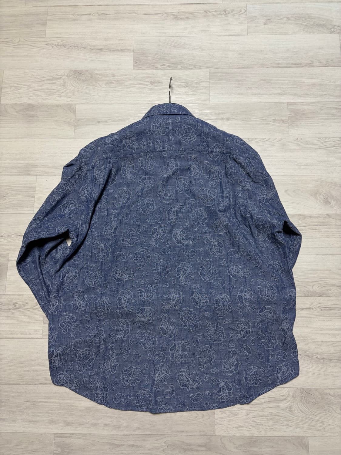 스펙테이터 워크 셔츠A 페이즐리 샴브레이 셔츠 M사이즈 판매 상품이미지3