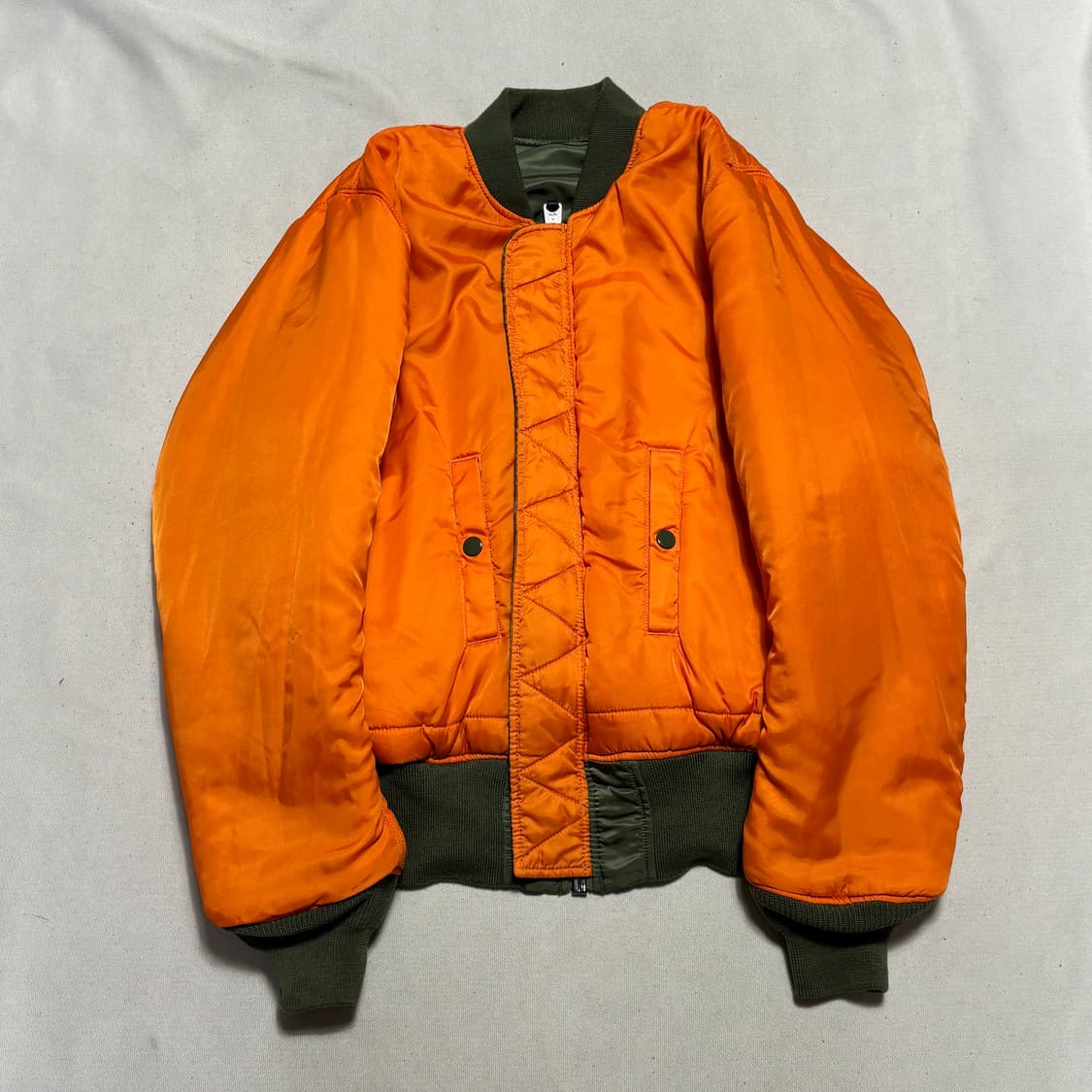 XS 알파 인더스트리 리버시블 ma-1 항공 자켓 상품이미지4