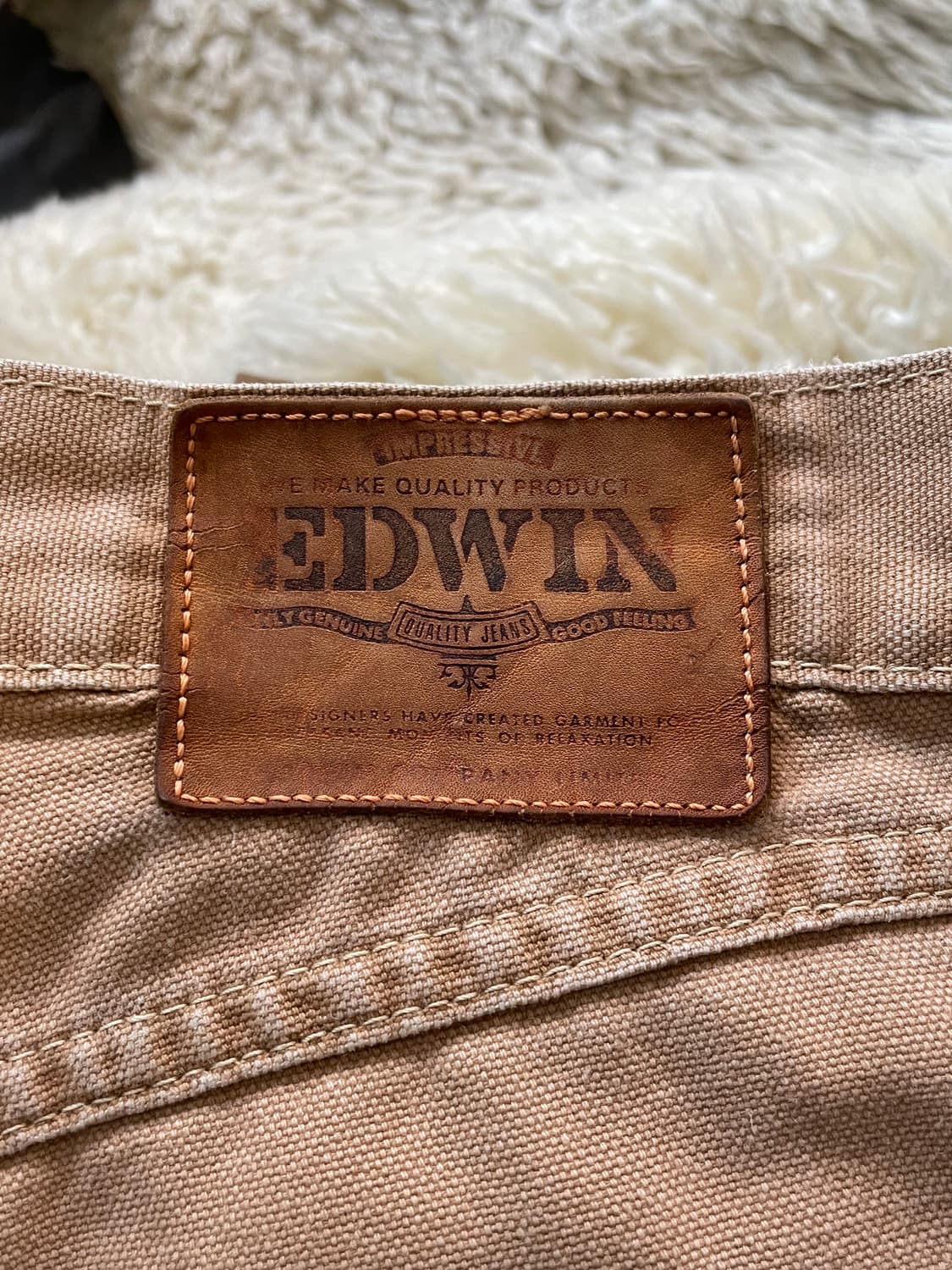 (EDWIN) 에드윈 베이지 팬츠바지 (33) 상품이미지4