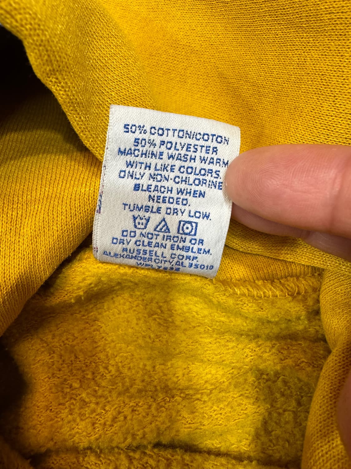 90s 러셀 빈티지 스웻 후드티 (L)   상품이미지7