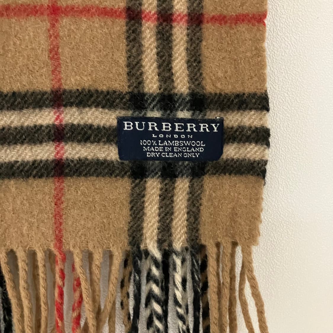 [정품] 버버리 베이지 노바체크 램스울 머플러 (burberry) 상품이미지3