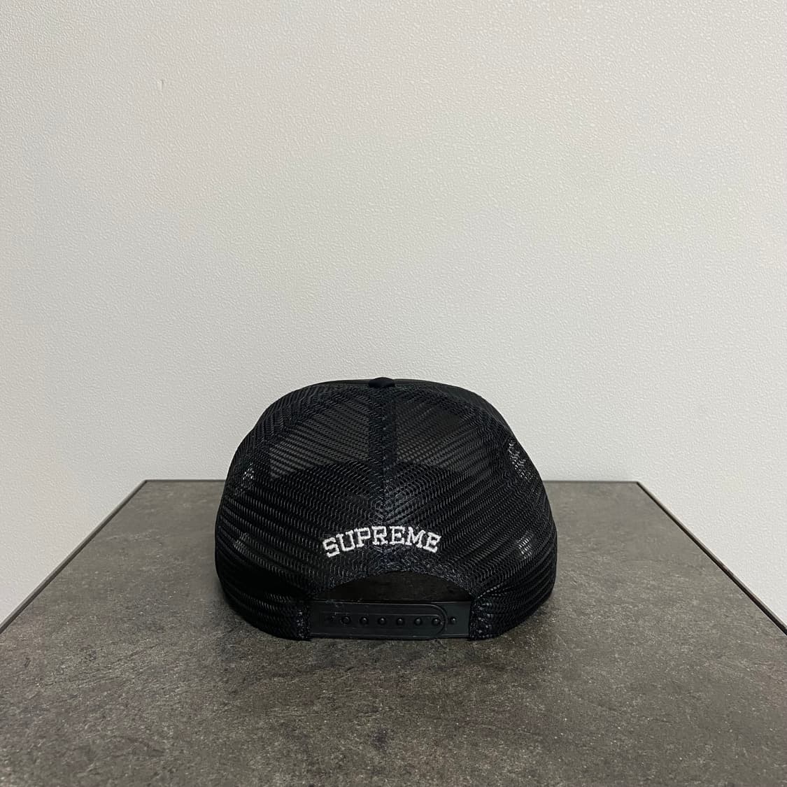 (OS) 슈프림 5패널 메쉬 백 볼캡 모자 그래피티 블랙 상품이미지4