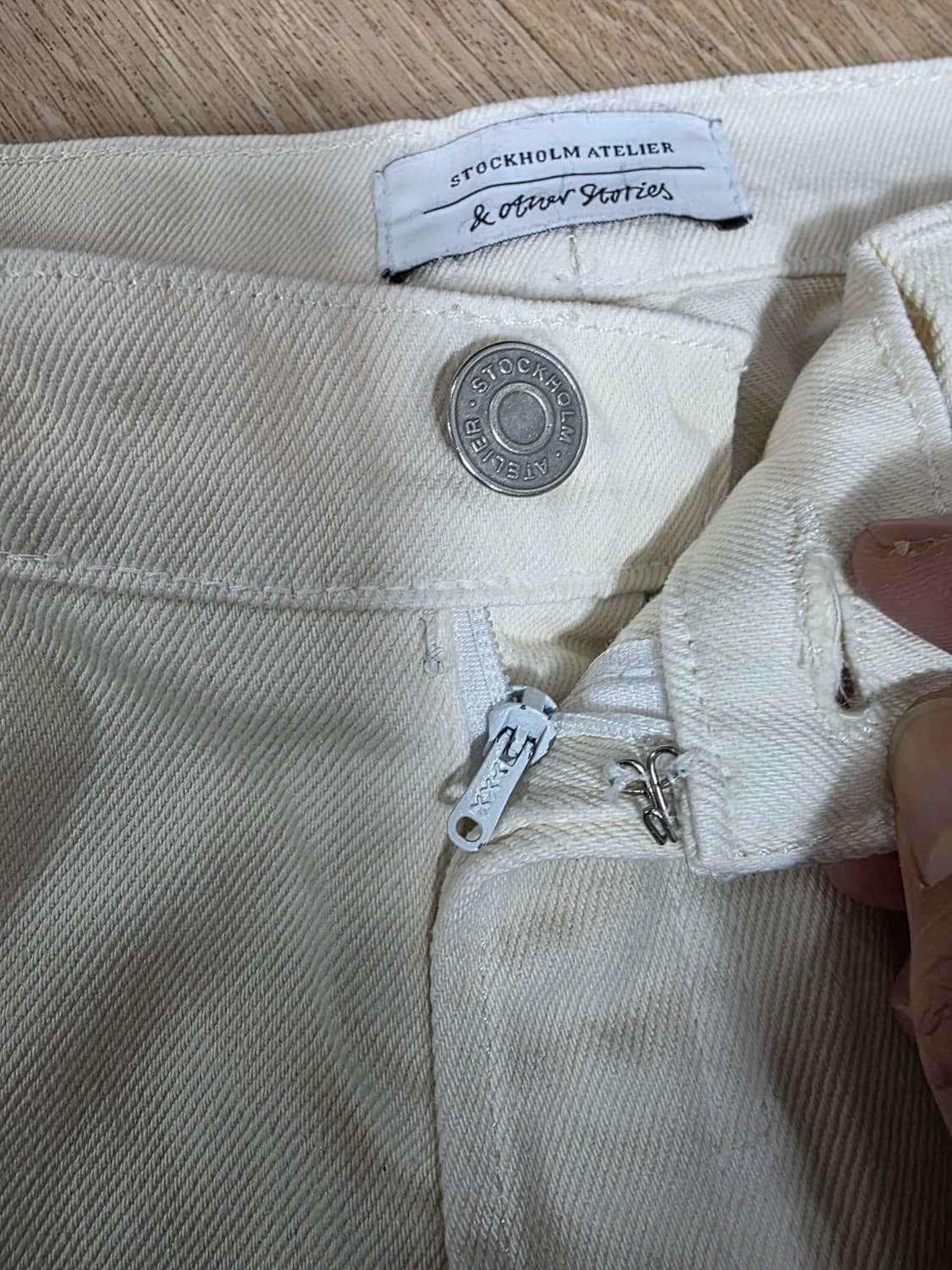 앤아더스토리즈 크림진 데님 팬츠 29 상품이미지2