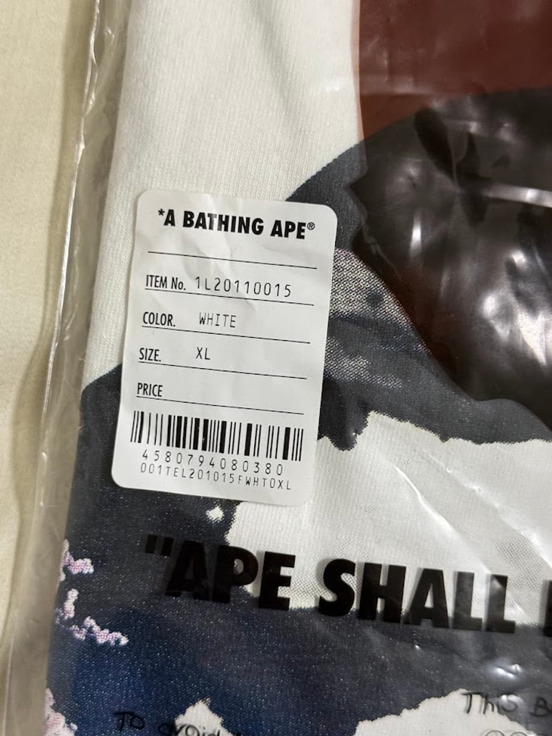 베이프 사쿠라 포토 에이프 헤드 티셔츠 상품이미지3