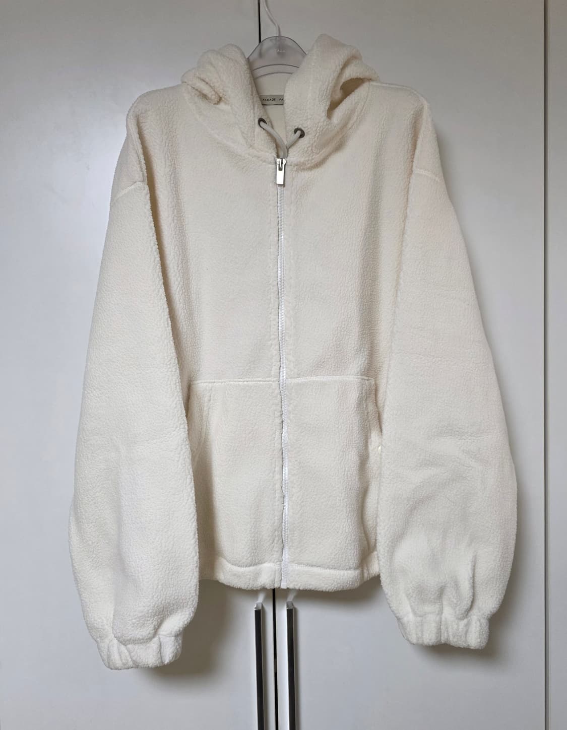 파사드패턴 폴라텍 후드 집업 상품이미지5