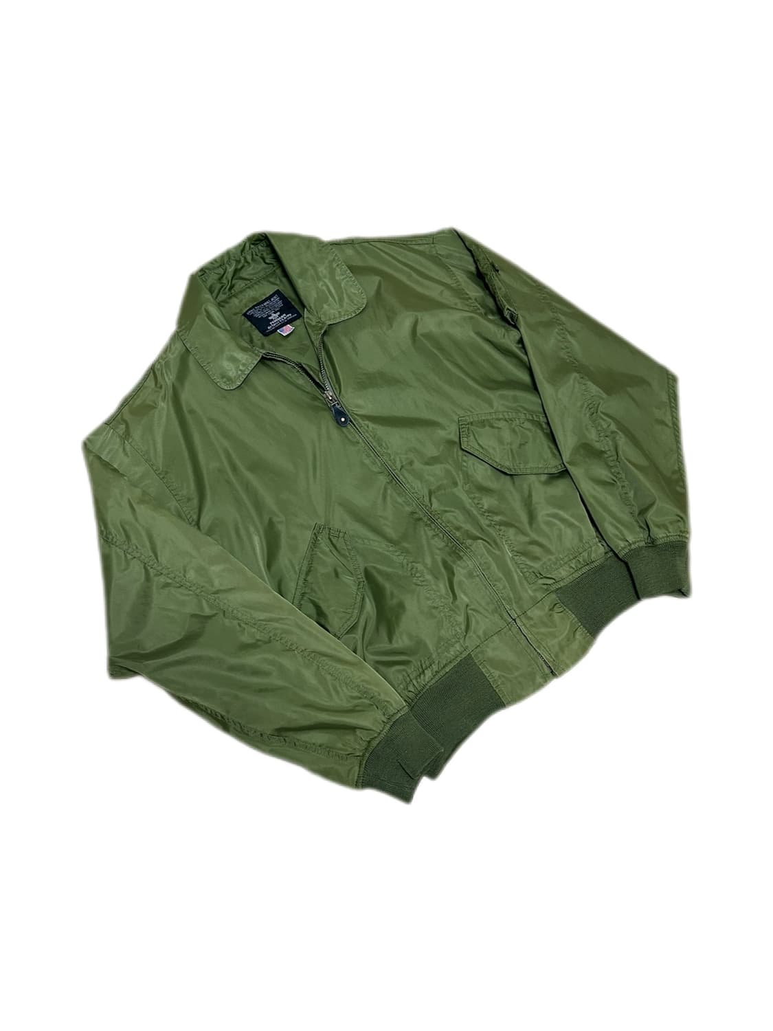 USA 밀리터리 세이지 그린 펜타곤 복각 ma-1 자켓 상품이미지1