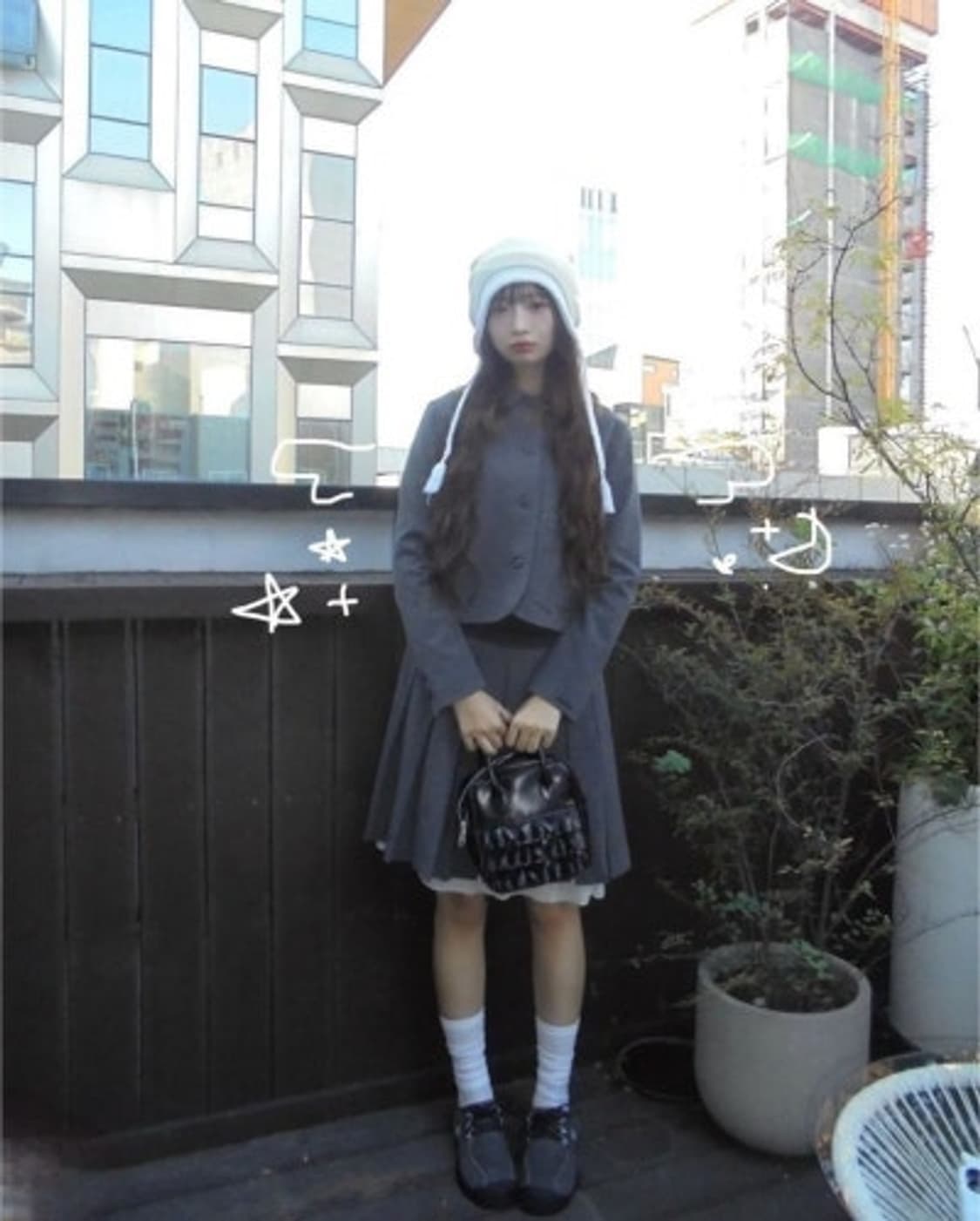 코이세이오 더블 웨이스트 플리츠 스커트 1 상품이미지1