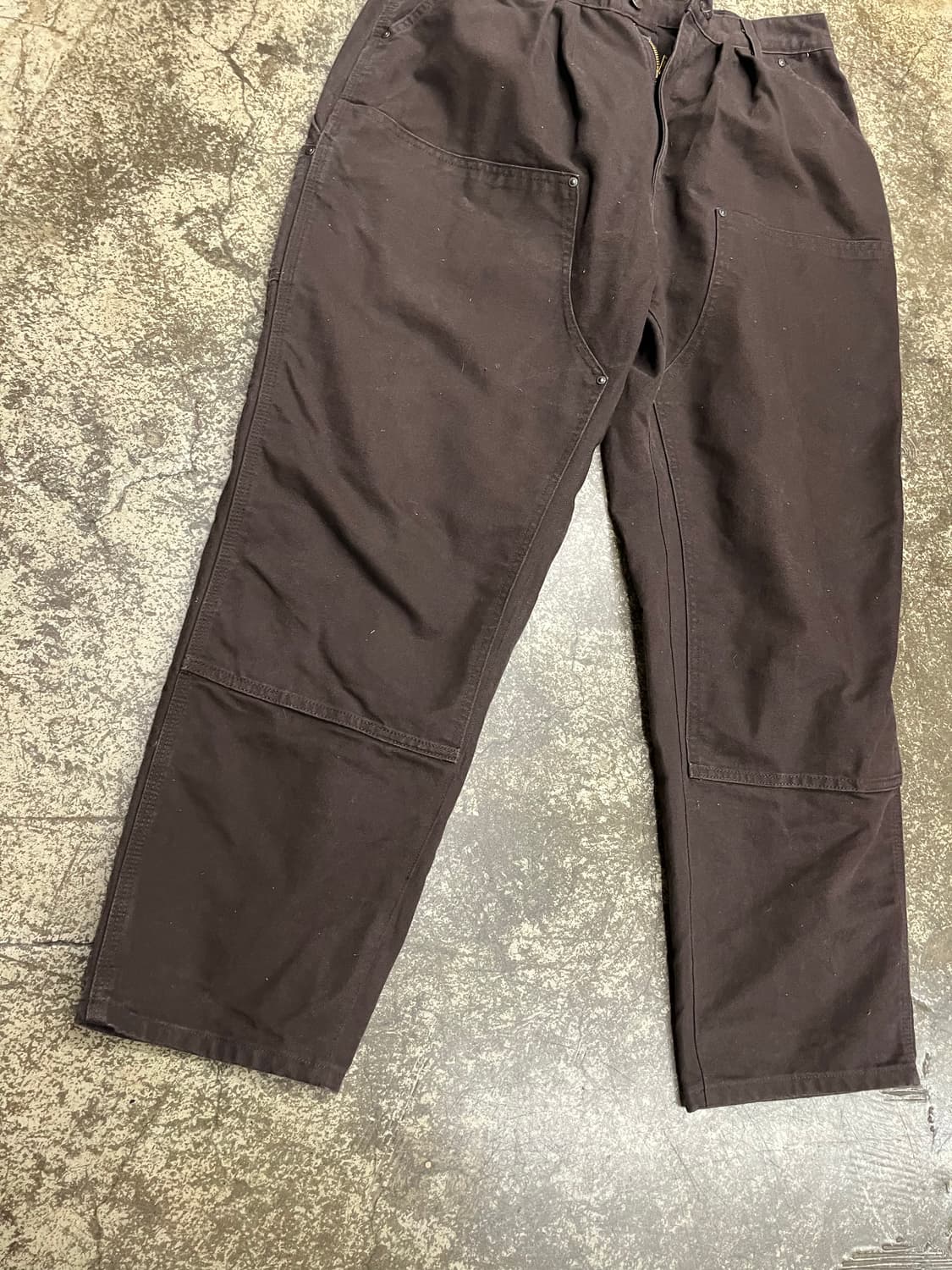 10s 칼하트 더블니 브라운 카펜터 팬츠 상품이미지4