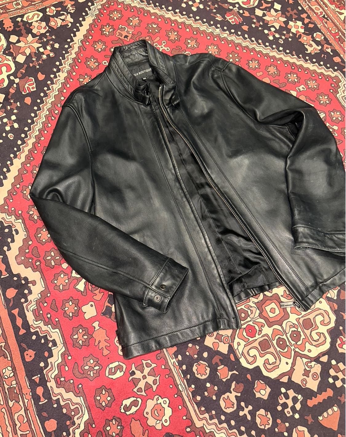 ( XL ) 바이커가죽 라이더자켓 바이커자켓 양가죽 빈티지가죽 상품이미지5