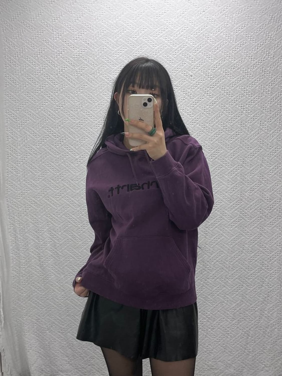 칼하트 윕 레트로 빈티지 포도맛 약기모 후드티 S C09230 상품이미지1