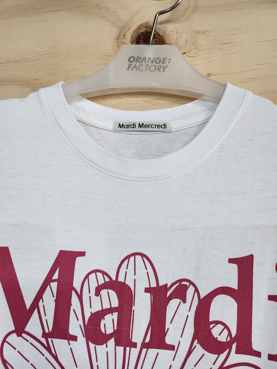 4620 마르디 메크르디 플라워 반팔 티셔츠 상품이미지4