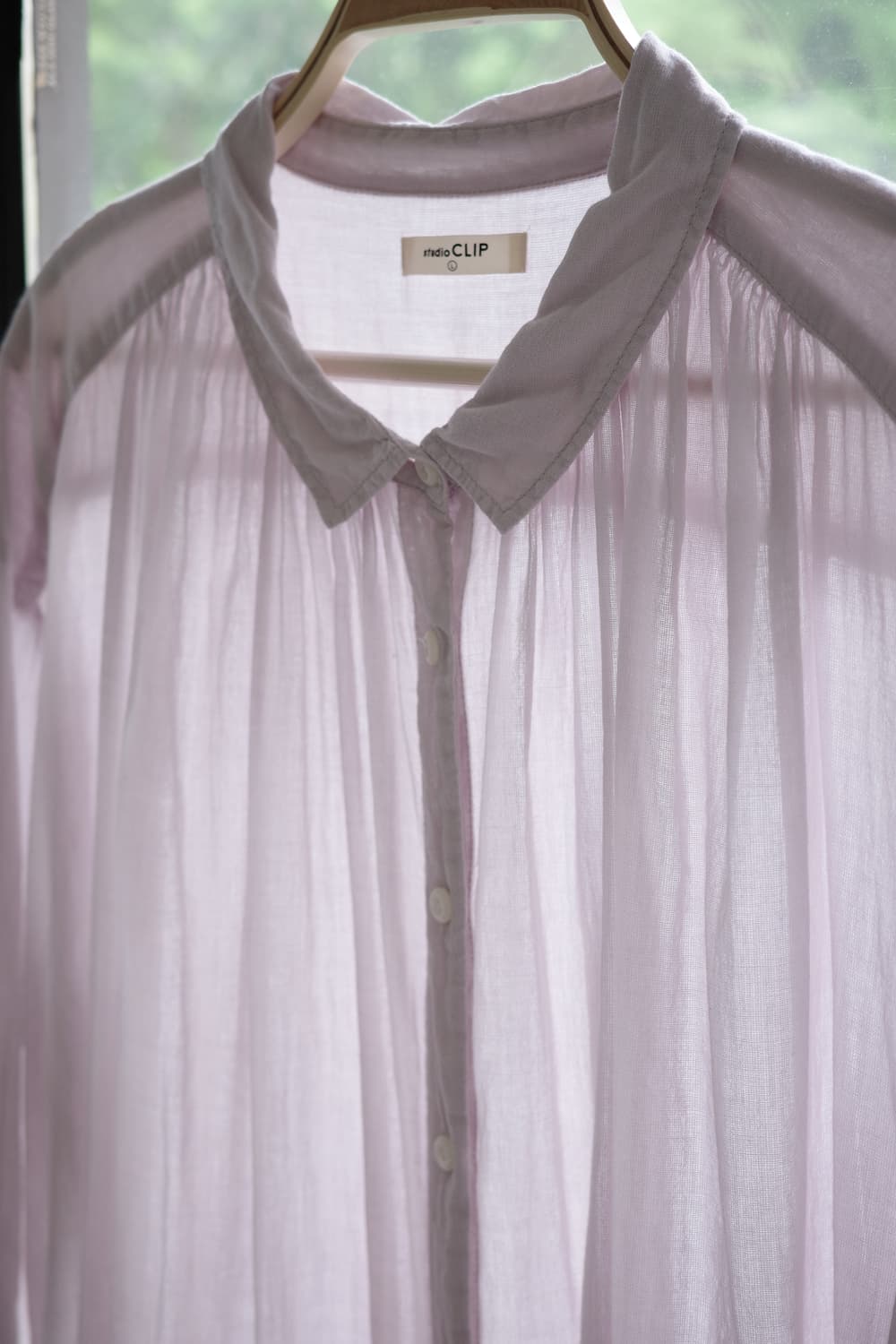studio CLIP
• 연한 보라그레이 아사코튼 셔츠 롱원피스 상품이미지10