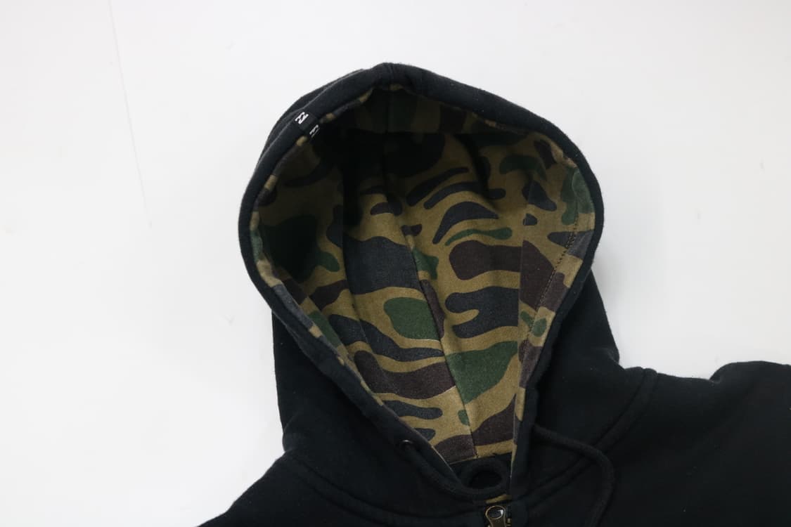 Billabong 빌라봉 카모 라이닝 블랙 로고 후드 집업 (M) 상품이미지4