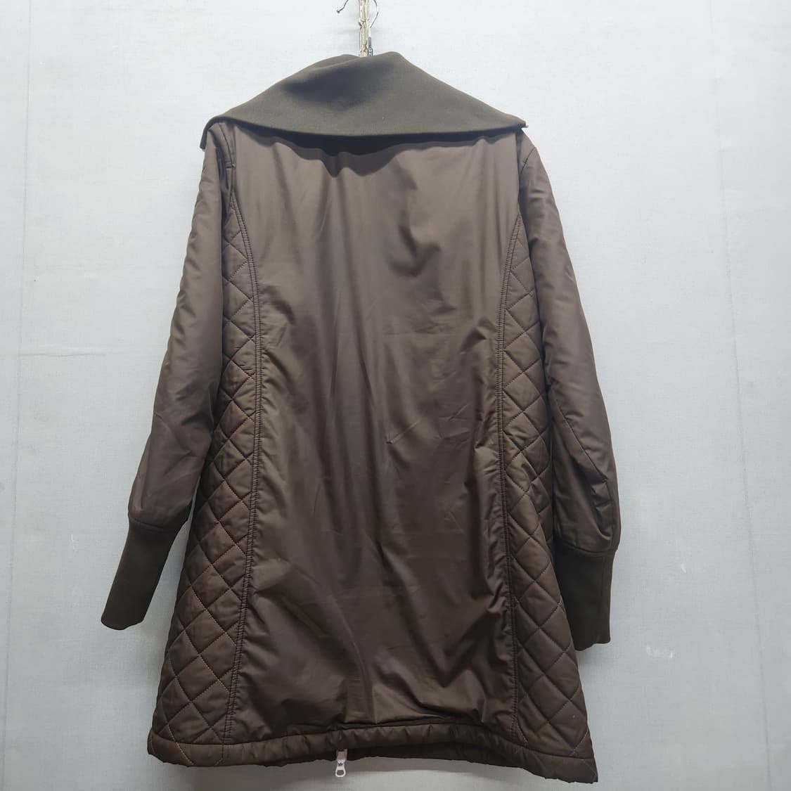 아디다스 로고 삼선 롱 누빔 패딩 투웨이 자켓 95(M) 상품이미지5