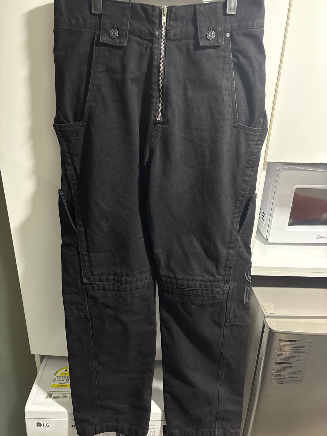 플라스틱프로덕트 MPa H-ZIP POCKET PANTS (BLACK) 상품이미지2