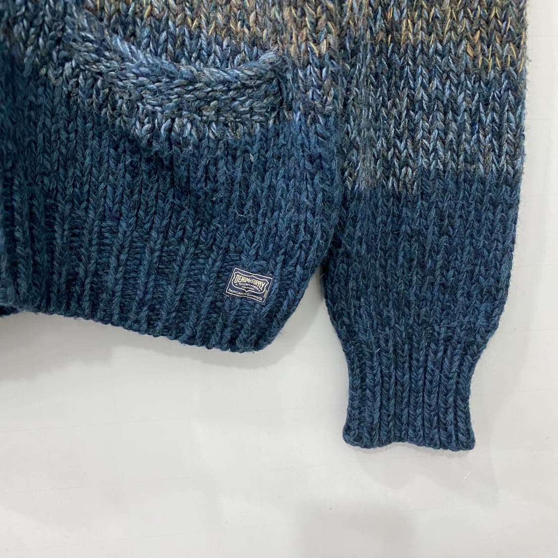 랄프로렌 패턴 니트집업(M) 상품이미지3