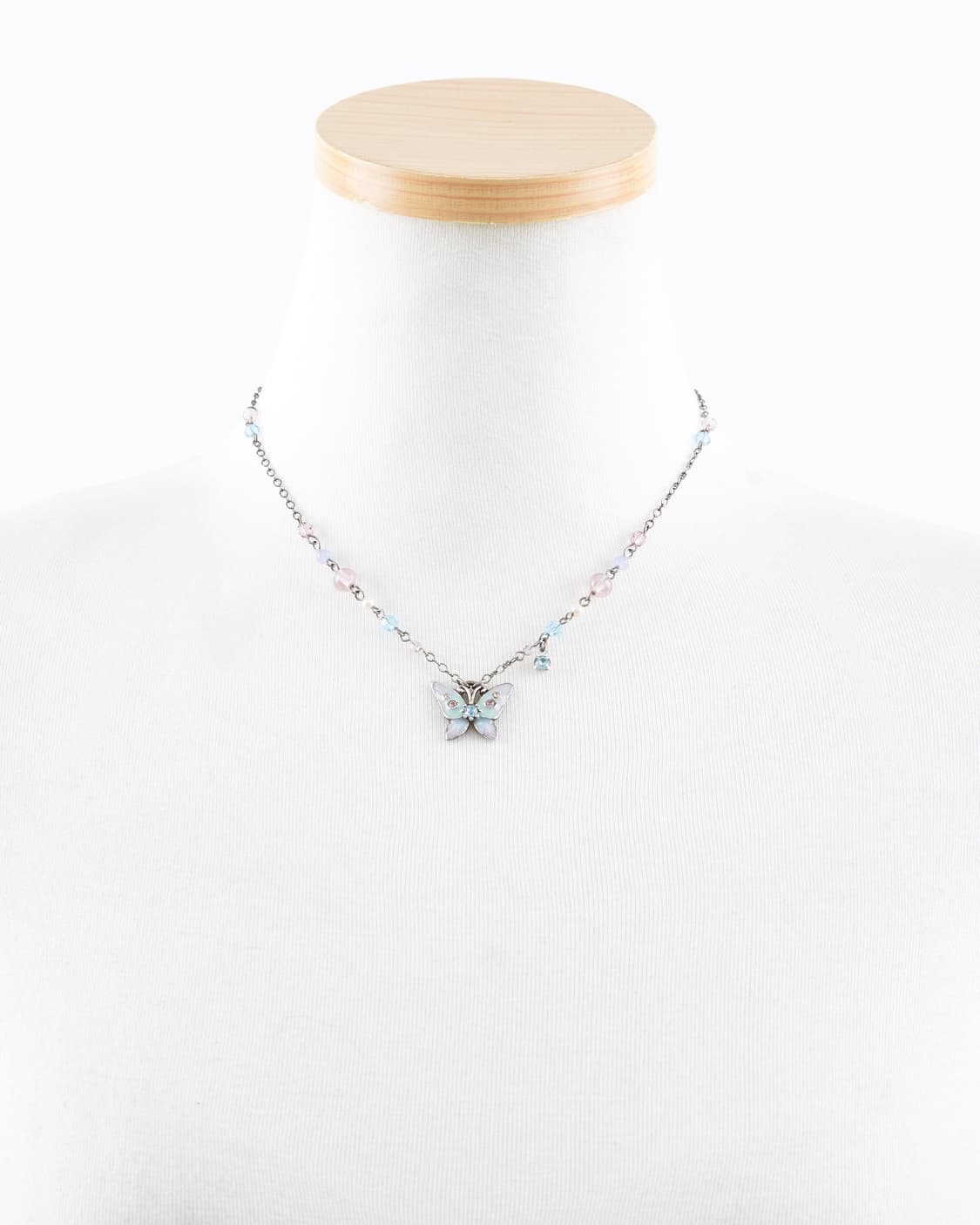 Anna Sui  에메랄드 그린 버터플라이 큐빅 목걸이 상품이미지2