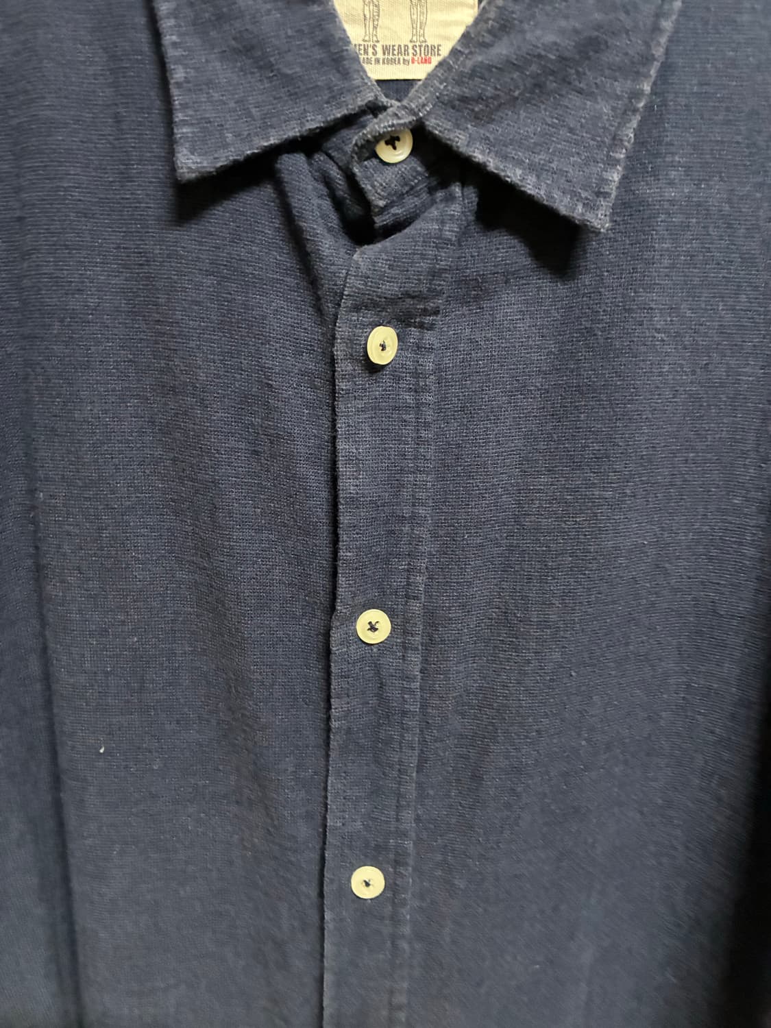 네이비 셔츠 L/100 상품이미지2