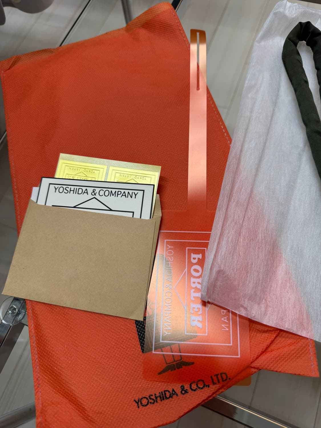 포터 핸드 스트랩 Porter BRESSON HAND STRAP 카키 상품이미지4