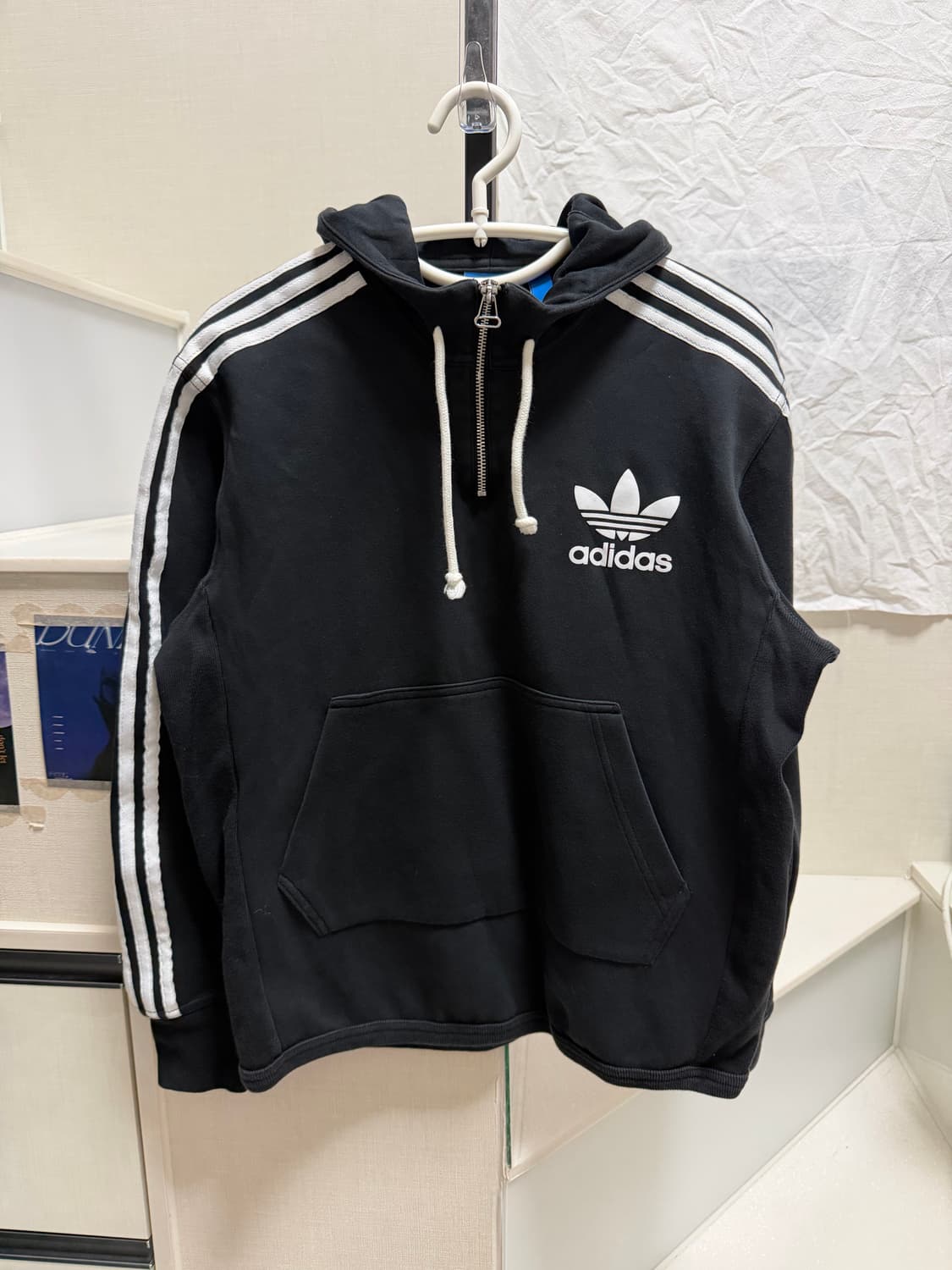 아디다스 하이넥 삼선 파이어버드 후드티 상품이미지1