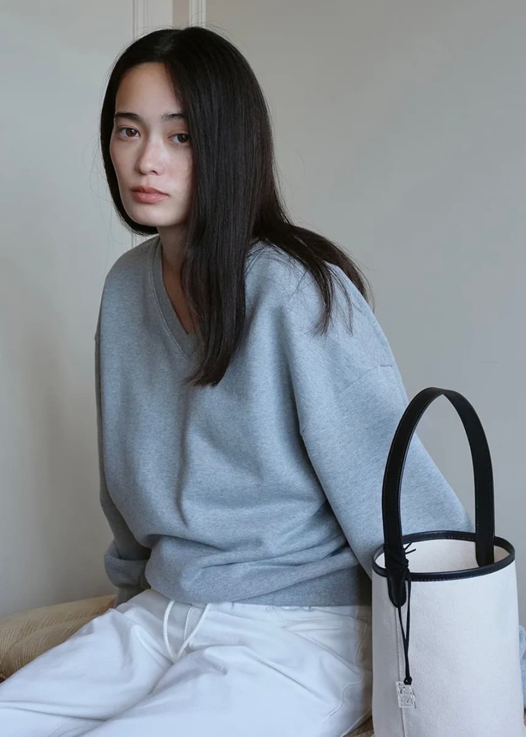 ORE 오어 Garrett Bucket Bag 버킷백 에크루 새상품 상품이미지1