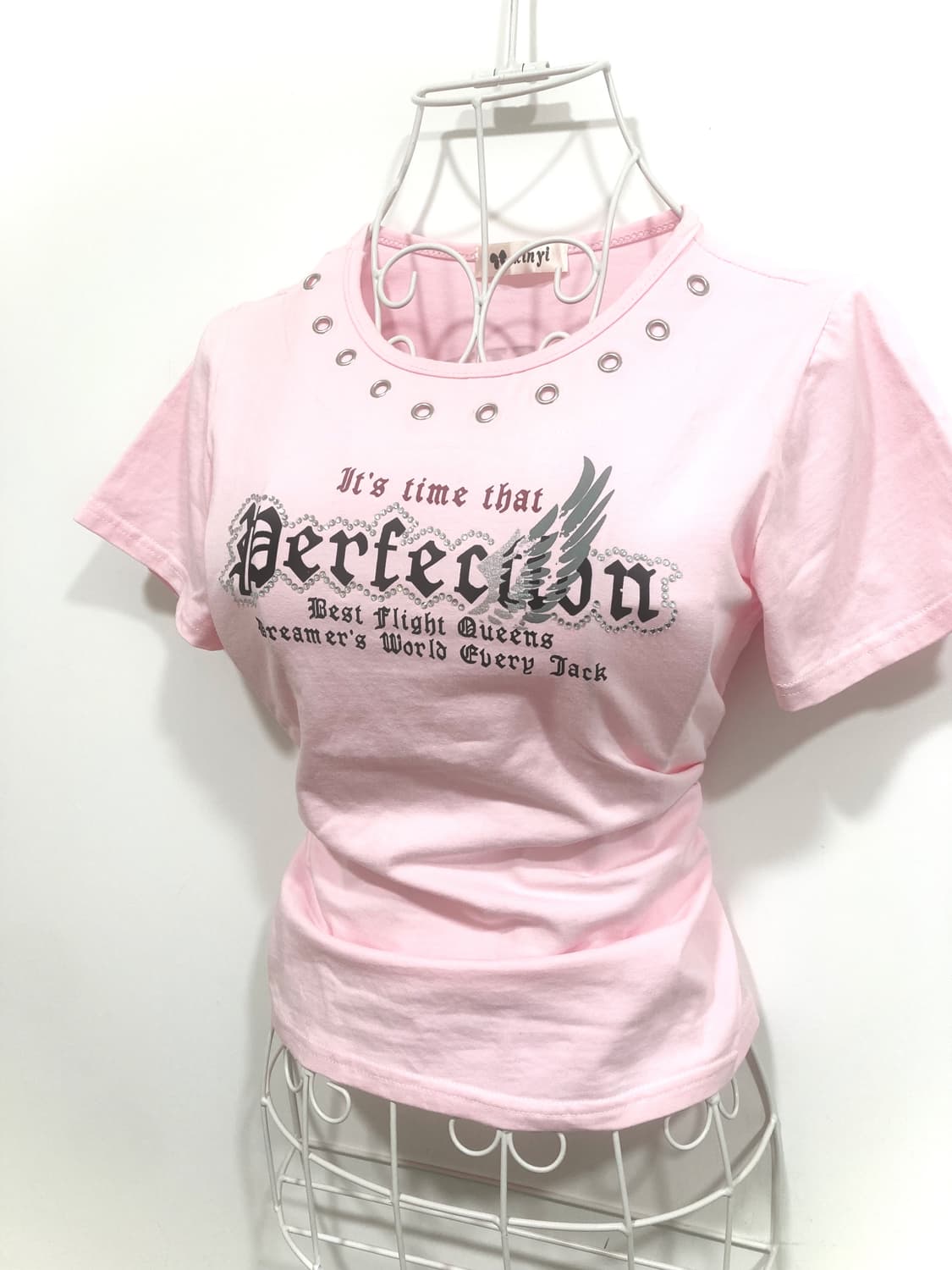 y2k eyelet short sleeve 상품이미지1