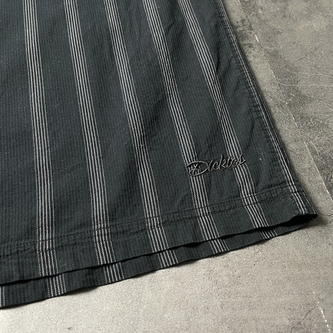 DICKIES 디키즈 빈티지 스트라이프 코튼 반팔 셔츠 A00907 상품이미지9