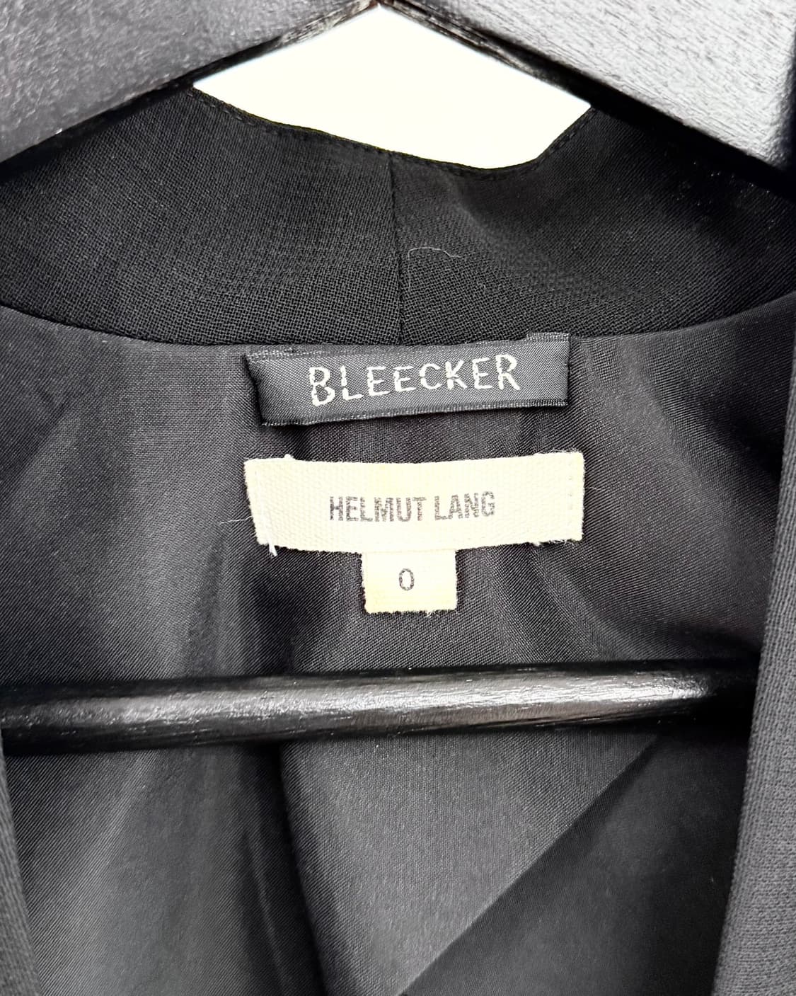 헬무트랭 블랙 랩 시어 슬리브 자켓 상품이미지7