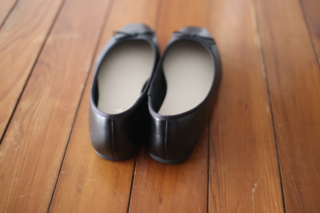 블랙 리본 플랫 슈즈 상품이미지8